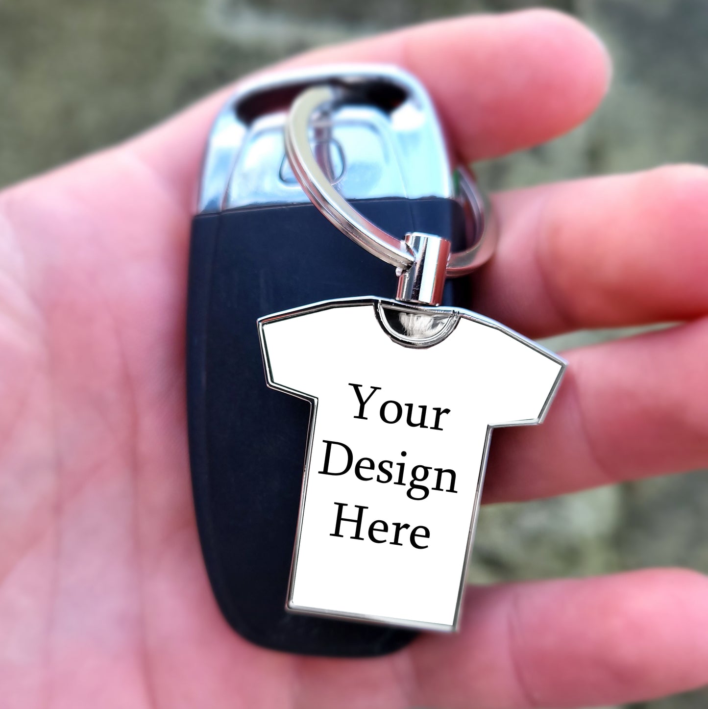 Jersey Shape Keyring