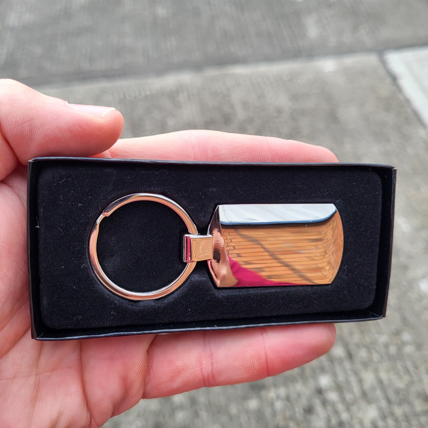 Rectangular Shape Keyring